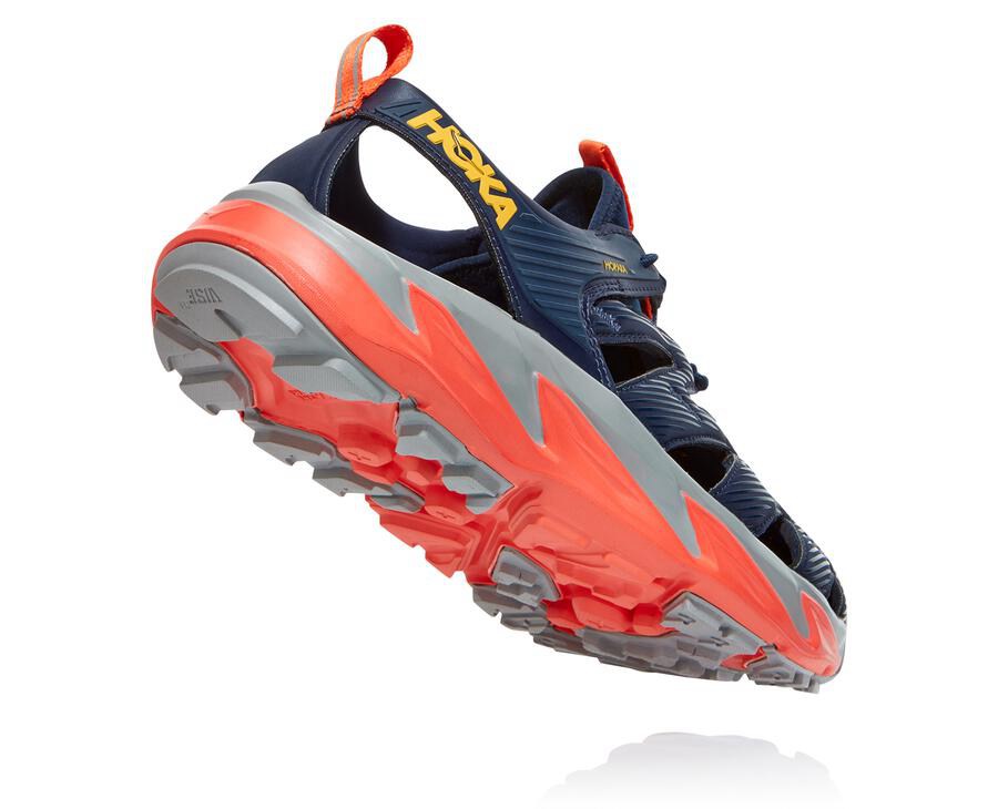 Hoka One One Sandaler Herre - Hopara - Sort/Rød - 623791MCT